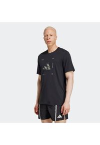 Adidas - Koszulka fitness męska ADIDAS krótki rękaw. Materiał: materiał. Długość rękawa: krótki rękaw. Długość: krótkie. Sport: fitness