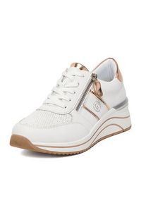 Remonte Sneakersy D0T04-80 Biały. Kolor: biały. Materiał: skóra, syntetyk #7