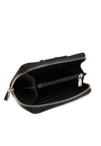 Guess Duży Portfel Damski Jane Slg SWVG98 91140 Czarny. Kolor: czarny. Materiał: skóra