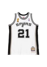Mitchell & Ness - Koszulka San Antonio Spurs NBA Home Finals Tim Duncan 2002. Kolor: biały. Sport: koszykówka #1