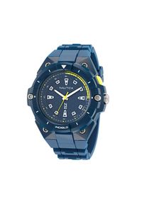 Nautica Zegarek NAPCNS401 Granatowy. Kolor: niebieski. Materiał: syntetyk #1