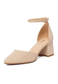 Jenny - JENNY Czółenka CEO-SW25-5 02 Beżowy. Kolor: beżowy. Materiał: materiał #7