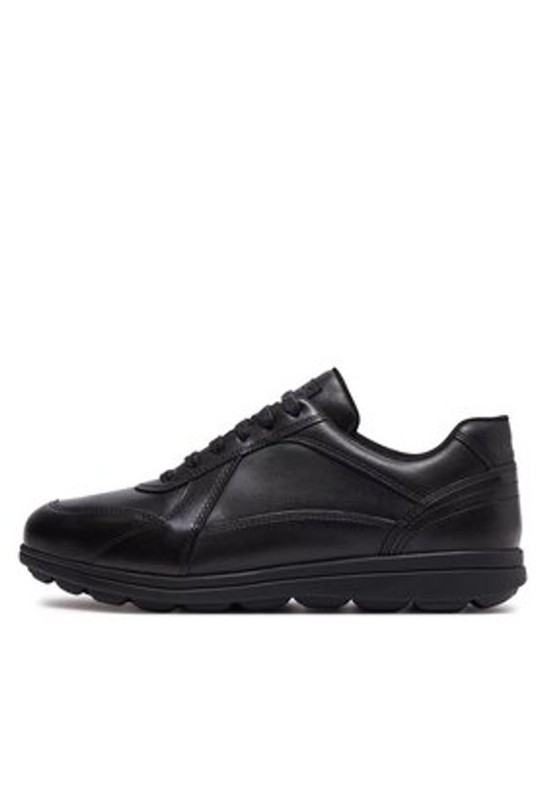 Geox Sneakersy U Spherica Ec12 U45GRA 00043 C9999 Czarny. Kolor: czarny. Materiał: skóra