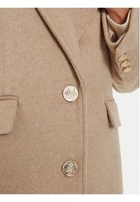 Guess Płaszcz zimowy Nancy W4BL32 WGJG2 Beżowy Regular Fit. Kolor: beżowy. Materiał: syntetyk. Sezon: zima
