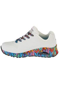skechers - Buty sportowe Sneakersy damskie, Uno - Ravaged Love. Kolor: biały. Sport: turystyka piesza #2