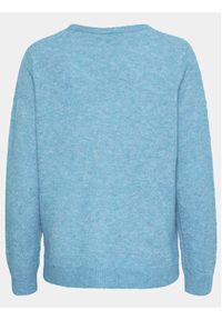 Fransa Sweter 20612833 Niebieski Regular Fit. Kolor: niebieski. Materiał: syntetyk #4