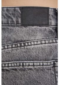 Superdry spódnica jeansowa kolor szary mini prosta. Okazja: na co dzień. Kolor: szary. Materiał: jeans. Styl: casual #2