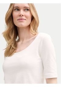 Tom Tailor T-Shirt 1045541 Biały Regular Fit. Kolor: biały. Materiał: bawełna #3