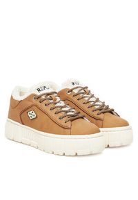 Replay - REPLAY Sneakersy GWZ7G .000.C0002S Beżowy. Kolor: beżowy. Materiał: skóra #5