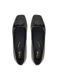 Clarks Czółenka Fernie Trim 26183037 Czarny. Kolor: czarny. Materiał: lakier, skóra #4