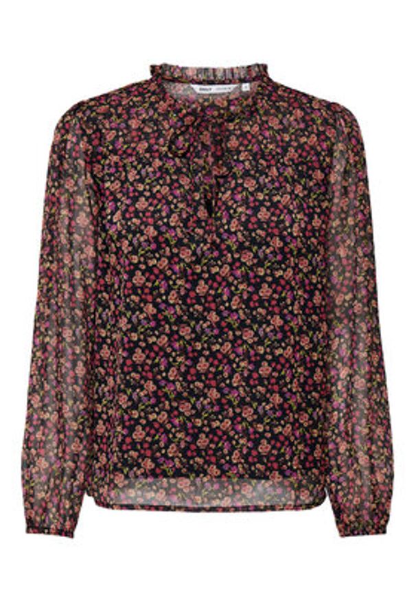 only - ONLY Bluzka Ditsy 15229700 Kolorowy Regular Fit. Materiał: syntetyk. Wzór: kolorowy