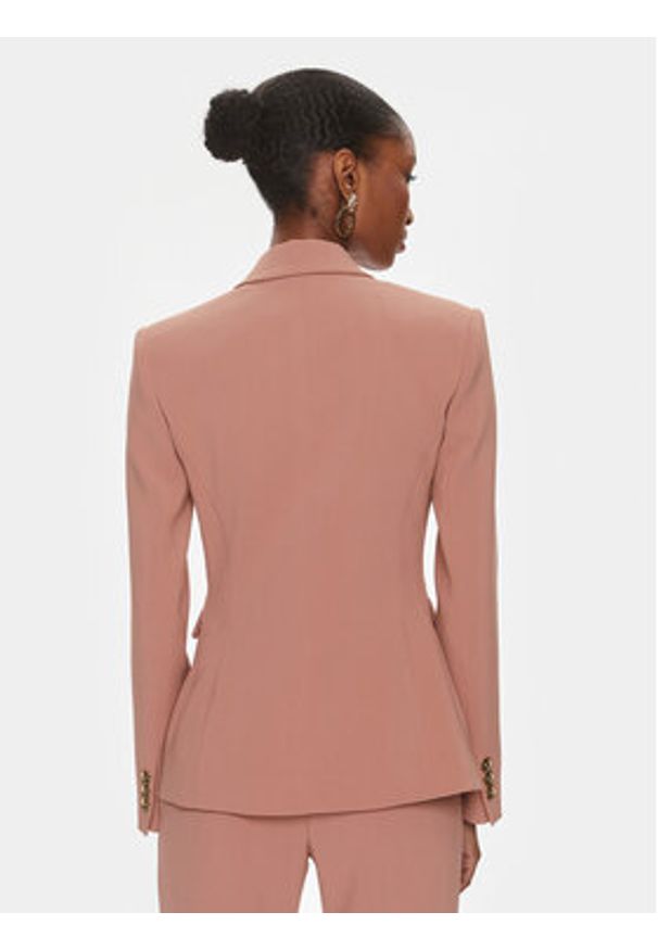 Pinko Marynarka 100180 A14I Brązowy Regular Fit. Kolor: brązowy. Materiał: syntetyk