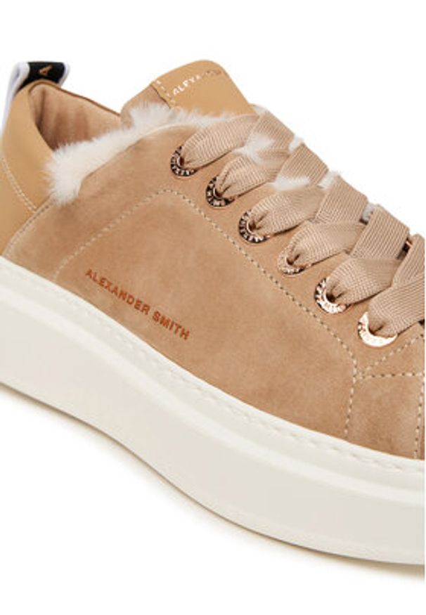 Alexander Smith Sneakersy Wembley Folded ASBCWRW Beżowy. Kolor: beżowy. Materiał: zamsz, skóra