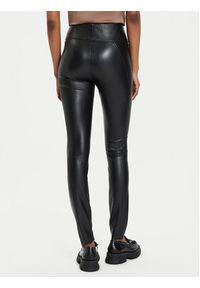 Wolford Legginsy Edie 19298 Czarny Slim Fit. Kolor: czarny. Materiał: skóra #5