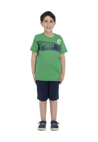 LEONE 1947 APPAREL - Witamy dziecięcą koszulkę z krótkim rękawem. Kolor: zielony. Długość rękawa: krótki rękaw. Długość: krótkie. Sport: joga i pilates