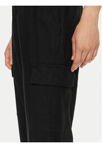 only - ONLY Spodnie dresowe Caro 15310987 Czarny Cargo Fit. Kolor: czarny. Materiał: wiskoza, len #7
