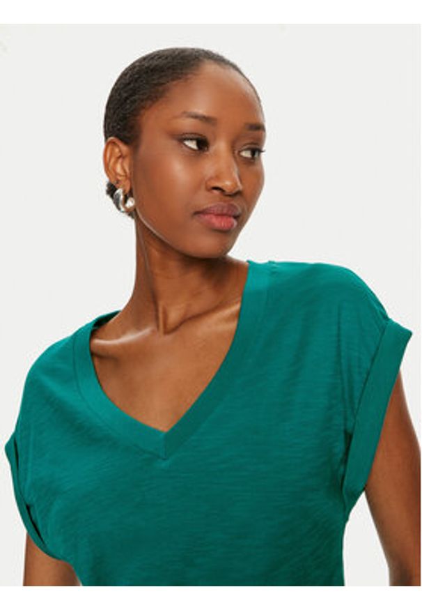 United Colors of Benetton - United Colors Of Benetton Bluzka 3BVXD401B Zielony Regular Fit. Kolor: zielony. Materiał: bawełna