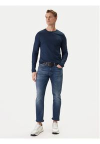 BOSS Longsleeve Tacks 50512111 Granatowy Regular Fit. Kolor: niebieski. Materiał: bawełna. Długość rękawa: długi rękaw #5