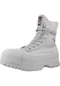 Converse - Buty CONVERSE CHUCK TAYLOR ALL STAR LUGGED 2.0 WATERPROOF Szary. Kolor: szary. Materiał: tkanina, skóra. Model: Converse All Star #1