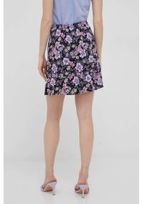 only - Only spódnica kolor fioletowy mini rozkloszowana. Kolor: fioletowy. Materiał: tkanina #2