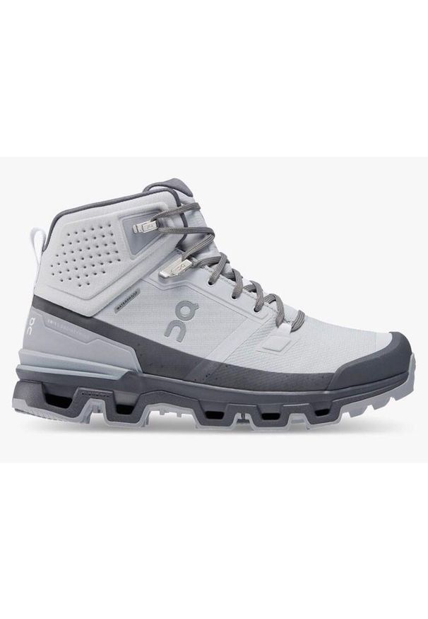 Buty trekkingowe damskie On Running Cloudrock 2 Wodoodporne Jasnoszare. Kolor: szary