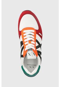 Armani Exchange sneakersy. Nosek buta: okrągły. Zapięcie: sznurówki. Materiał: guma