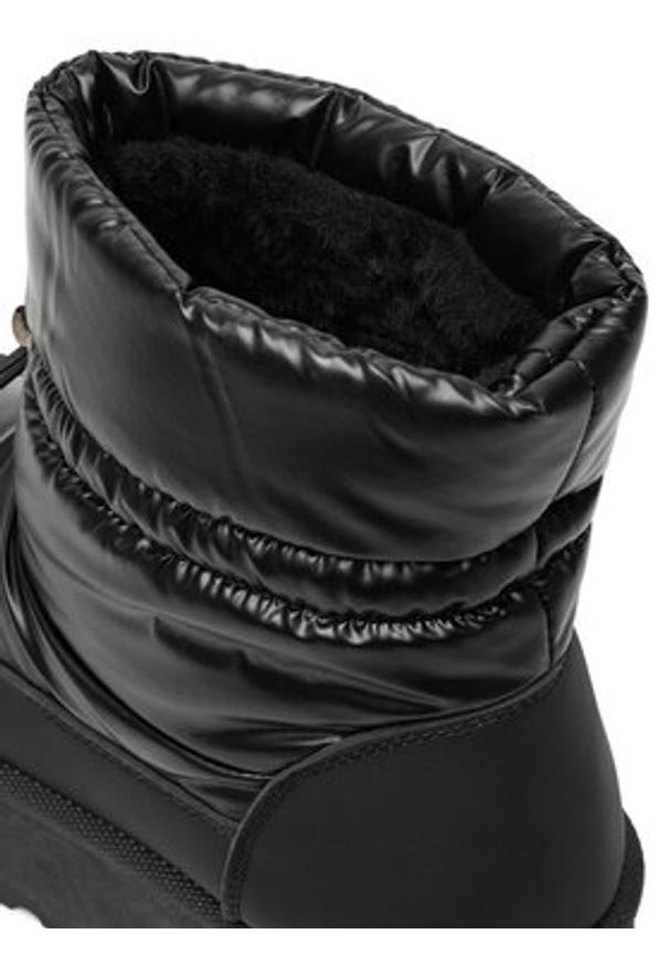 DeeZee Śniegowce HD1288 Czarny. Kolor: czarny. Materiał: materiał
