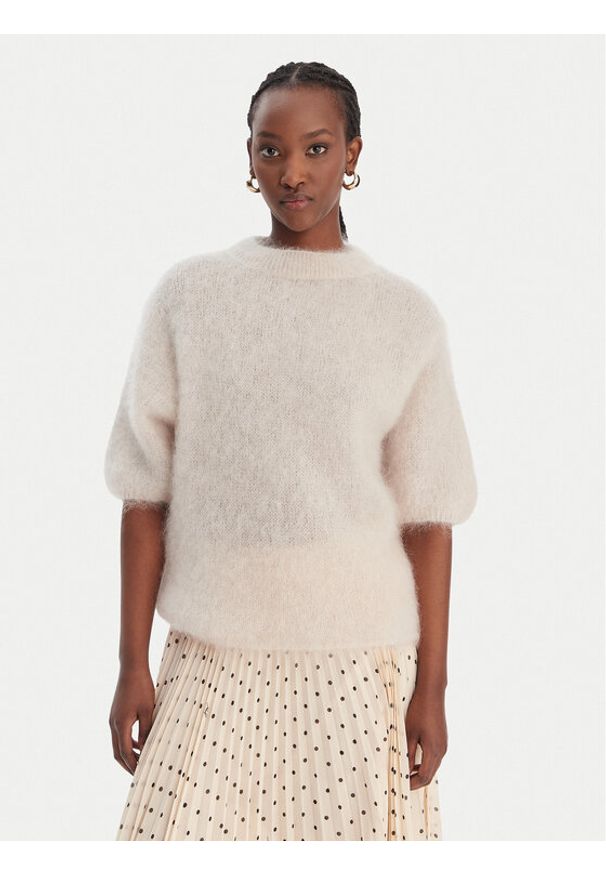 Dixie Sweter M277Y101A Écru Relaxed Fit. Materiał: syntetyk