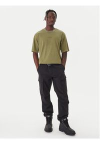 G-Star RAW - G-Star Raw T-Shirt Overdyed D24780-C756 Zielony Boxy Fit. Kolor: zielony. Materiał: bawełna #3