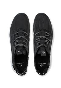 Sneakersy męskie czarne Armani Exchange XUX132 XV556 00002. Kolor: czarny