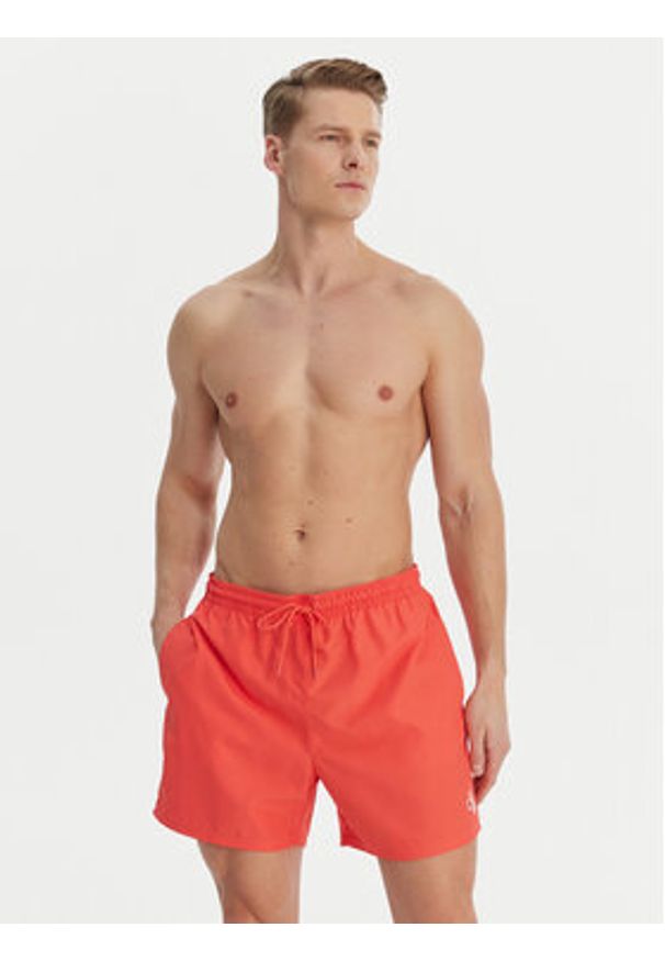 Calvin Klein Swimwear Szorty kąpielowe LV00N61045 Różowy. Kolor: różowy. Materiał: syntetyk