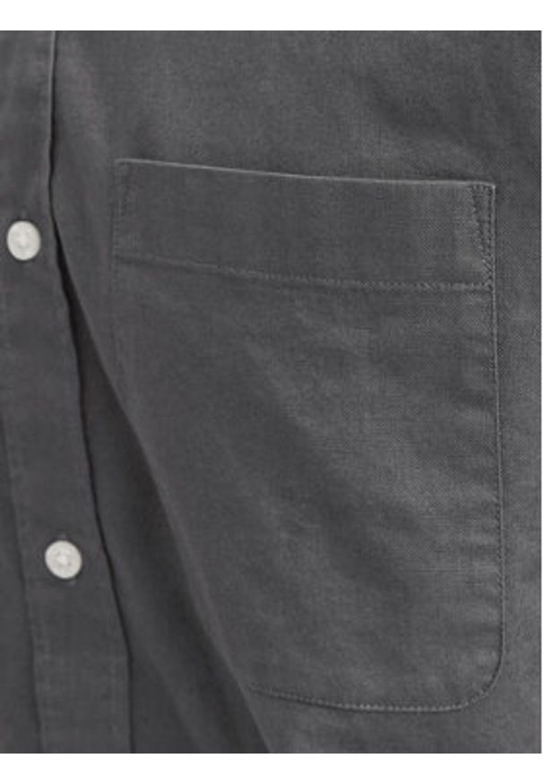 Jack & Jones - Jack&Jones Koszula Brook 12192150 Szary Slim Fit. Kolor: szary. Materiał: bawełna