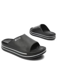 Big-Star - Czarne Klapki Big Star Wygodne Obuwie Damskie. Okazja: na spacer. Kolor: czarny. Sezon: lato. Styl: klasyczny, elegancki #5