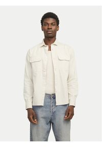 Jack & Jones Koszula jeansowa Travis 12269262 Beżowy Comfort Fit. Kolor: beżowy. Materiał: bawełna #1