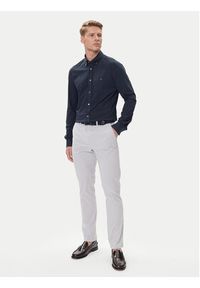 TOMMY HILFIGER - Tommy Hilfiger Koszula Performance MW0MW39418 Granatowy Slim Fit. Kolor: niebieski. Materiał: syntetyk, bawełna #2