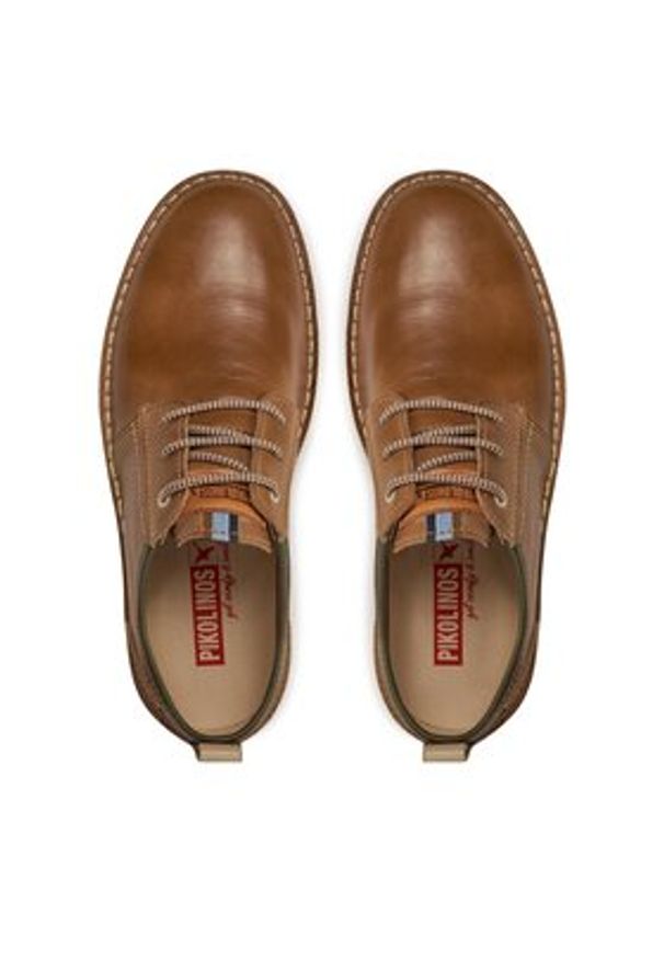 Pikolinos Półbuty Rivas M3T-4232C2 Brązowy. Kolor: brązowy. Materiał: skóra