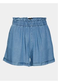 Vero Moda Szorty materiałowe Harper 10283731 Niebieski Regular Fit. Kolor: niebieski. Materiał: materiał, lyocell #1
