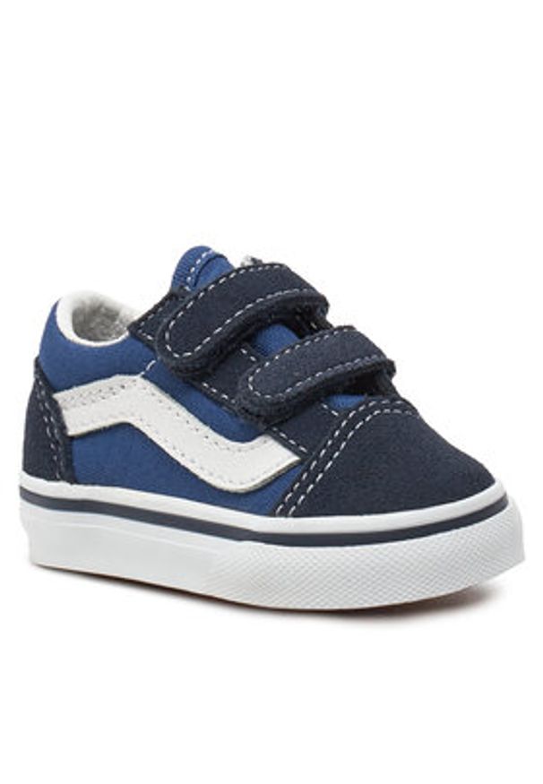 Vans Tenisówki Old Skool V VN000D3YNVY Granatowy. Kolor: niebieski. Materiał: materiał