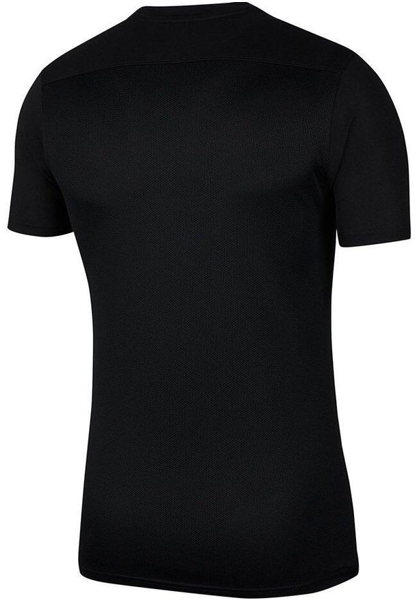 Koszulka piłkarska dziecięca Nike Dry Park VII treningowa szybkoschnąca Dri Fit. Kolor: czarny. Długość rękawa: krótki rękaw. Technologia: Dri-Fit (Nike). Długość: krótkie. Sport: piłka nożna