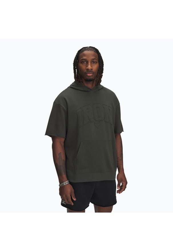 Bluza męska Under Armour Project Rock SS Terry Hoody. Kolor: zielony