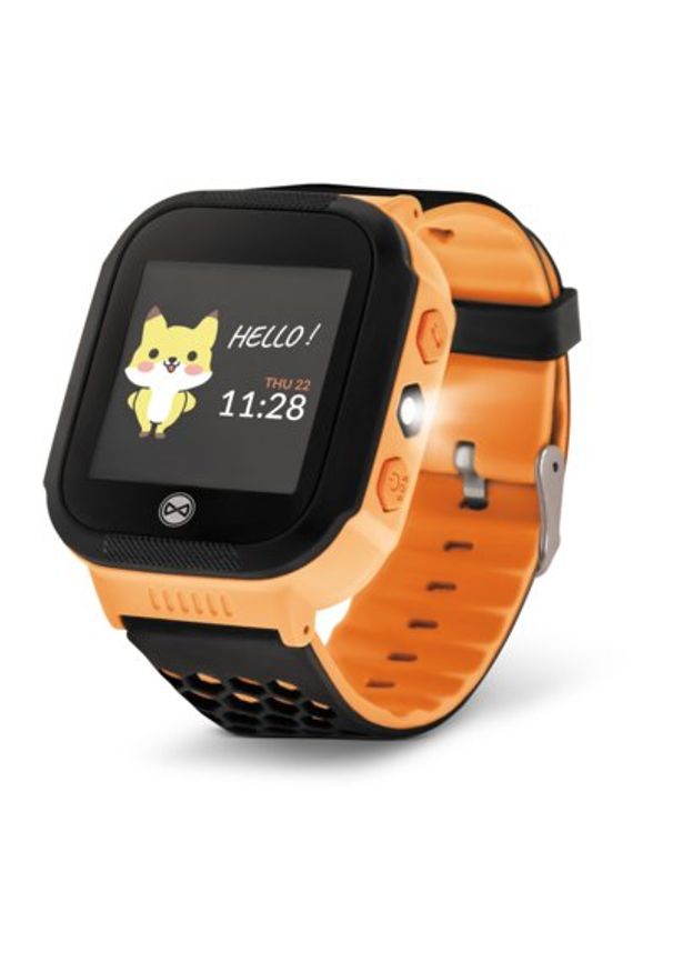 Smartwatch FOREVER Find Me KW-200 Pomarańczowy. Rodzaj zegarka: smartwatch. Kolor: pomarańczowy