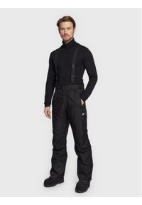 4f - 4F Spodnie narciarskie H4Z22-SPMN001 Czarny Regular Fit. Kolor: czarny. Materiał: syntetyk. Sport: narciarstwo