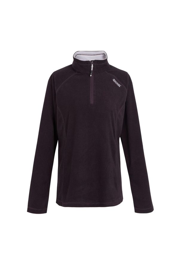 Regatta - Damski Polar Z Suwakiem Montes. Kolor: wielokolorowy, fioletowy, czarny. Materiał: polar. Styl: sportowy. Sport: turystyka piesza