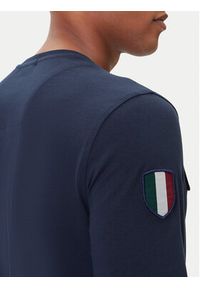 Aeronautica Militare Longsleeve 252TS2488UJ00710 Granatowy Regular Fit. Kolor: niebieski. Materiał: bawełna. Długość rękawa: długi rękaw #4