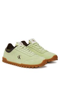 Calvin Klein Jeans Sneakersy Low Profile Runner Mg Sue YW0YW01898 Zielony. Kolor: zielony. Materiał: zamsz, skóra #3