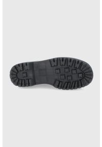 Answear Lab - Półbuty. Nosek buta: okrągły. Zapięcie: sznurówki. Kolor: czarny. Materiał: guma. Obcas: na platformie. Styl: wakacyjny #2
