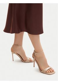 Nine West Sandały CEO-CR436-T8637 Beżowy. Kolor: beżowy. Materiał: materiał #1