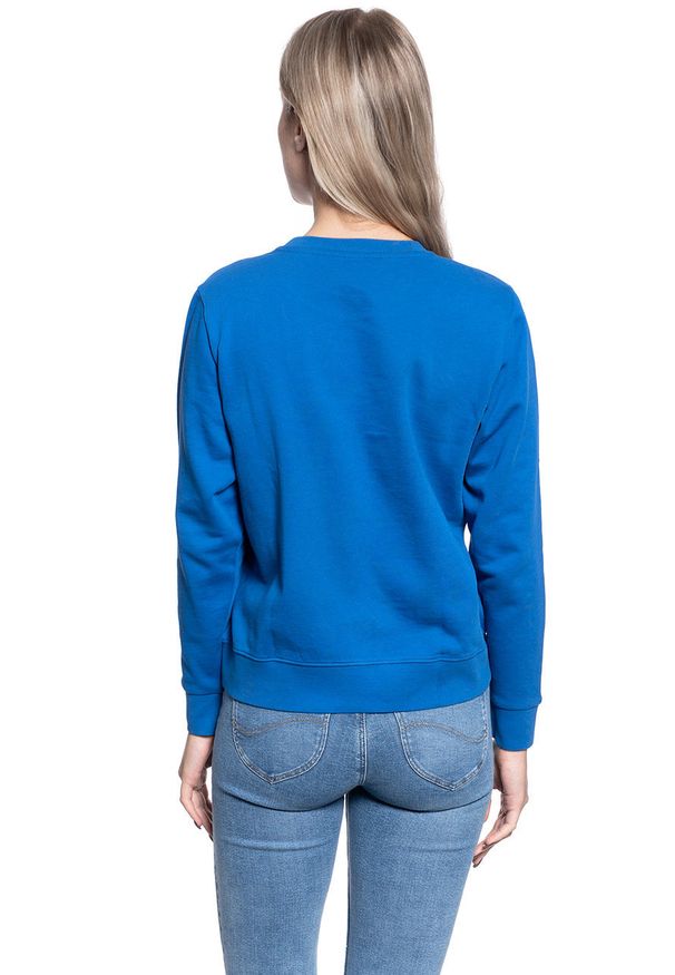 Wrangler - BLUZA DAMSKA WRANGLER CREW SWEAT BLUE W6Z1HYX05 112130857