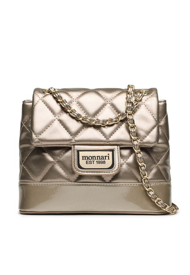 Torebka Monnari BAG4000-M23 Ciemny Złoty. Kolor: złoty. Materiał: skórzane