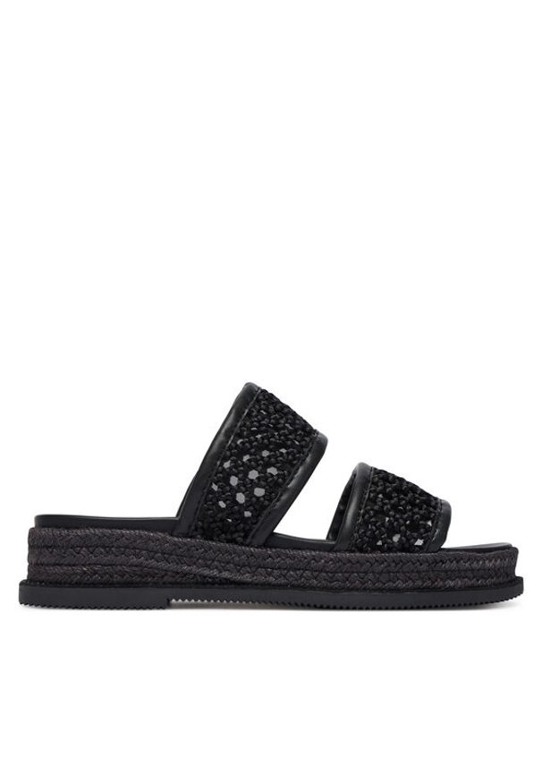 DKNY Klapki Brucian K2699375 Czarny. Kolor: czarny. Materiał: materiał